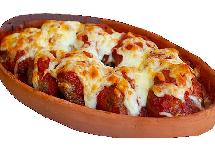 Kiremitte Kaşarlı Köfte